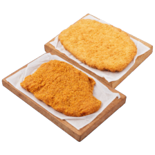 Kip- of varkensschnitzel XXL